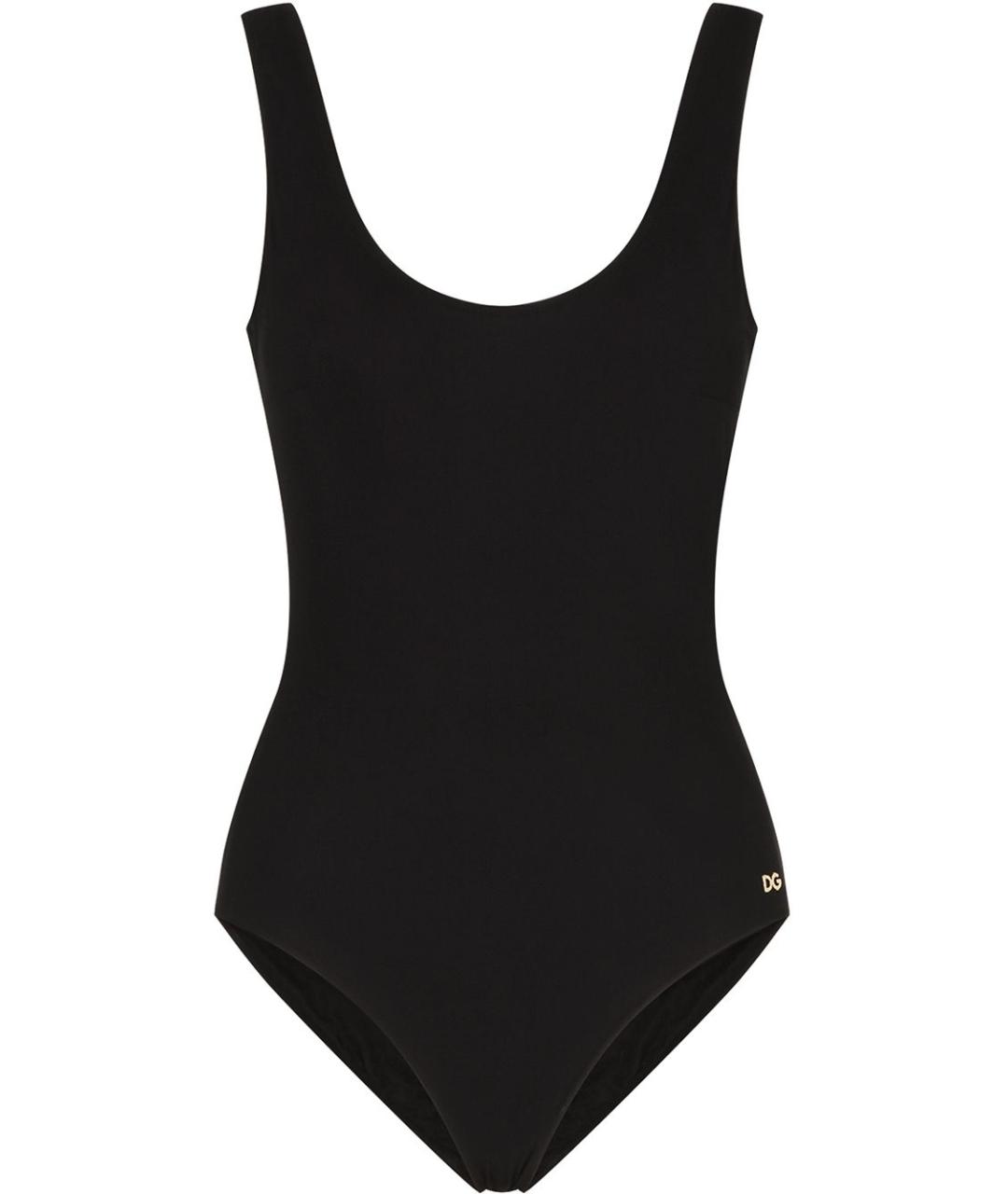 DOLCE&GABBANA Черный полиамидовый купальник, фото 1