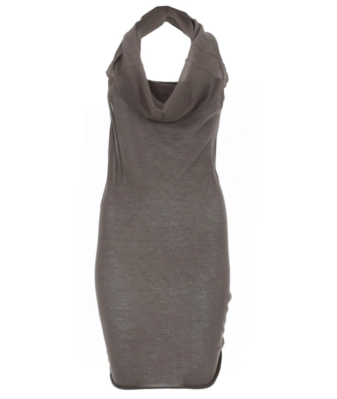 RICK OWENS Серая хлопковая майка, фото 1