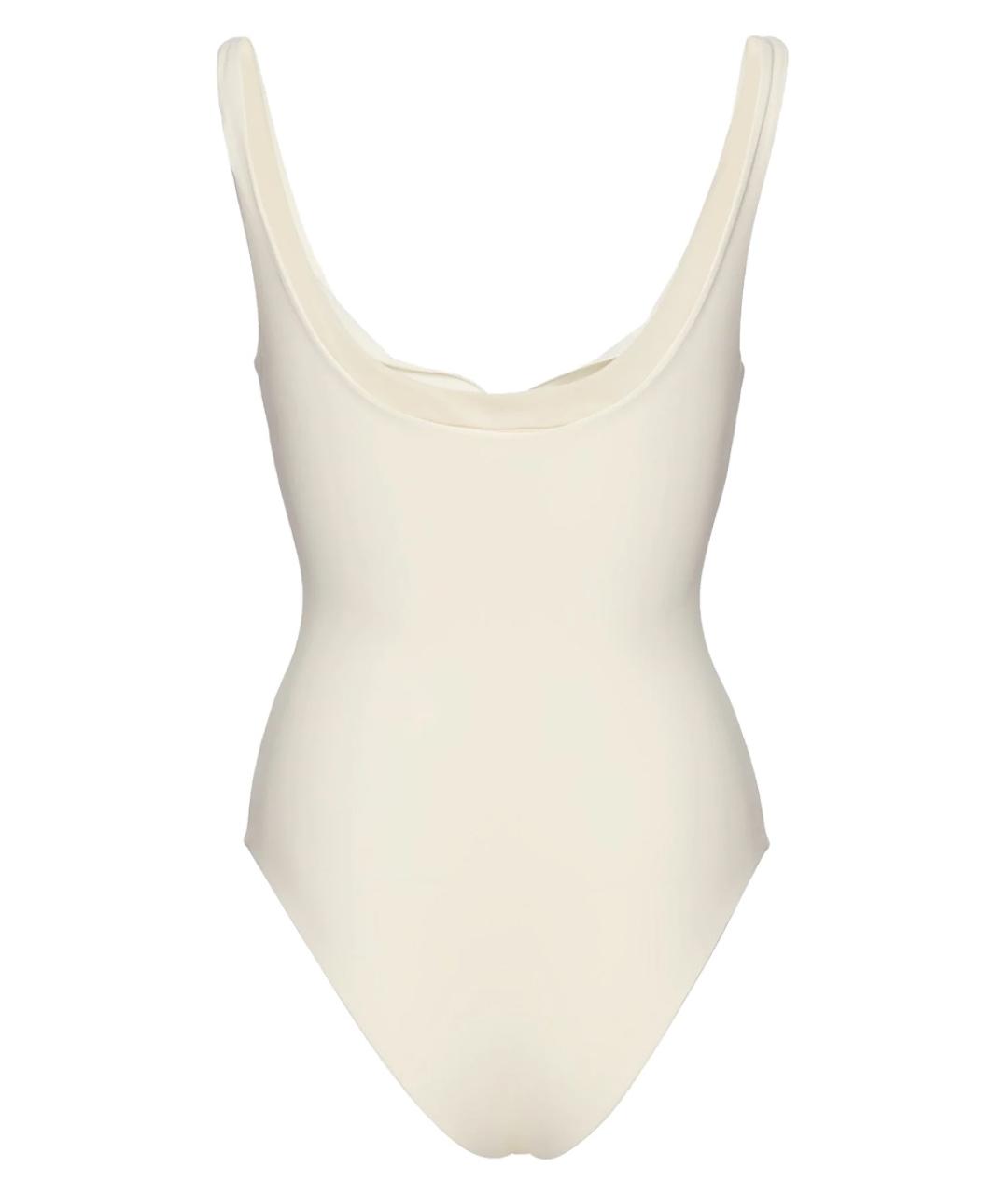 MAGDA BUTRYM Белый полиамидовый купальник, фото 3