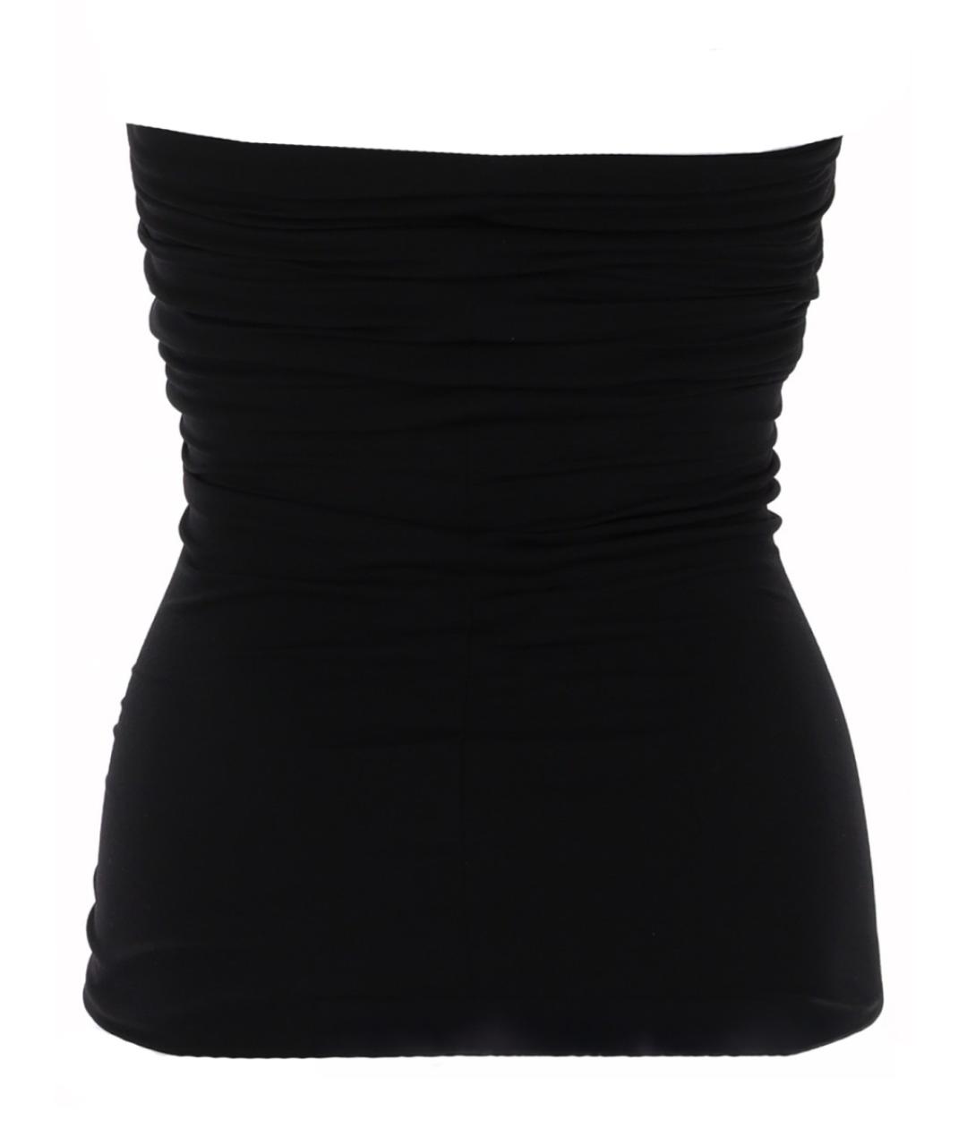 RICK OWENS Черная полиамидовая майка, фото 3