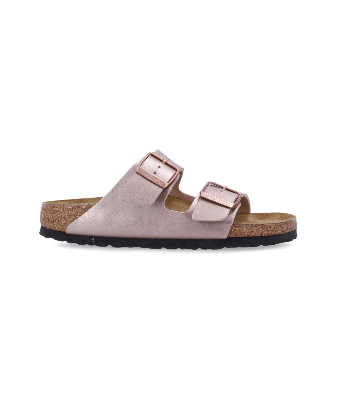 BIRKENSTOCK Розовые кожаные сандалии, фото 1