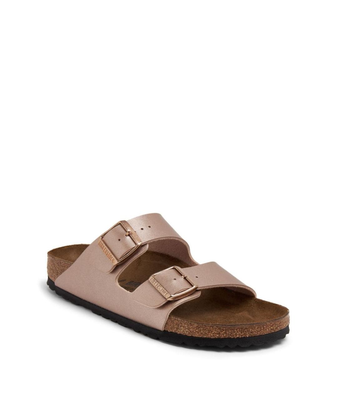 BIRKENSTOCK Розовые кожаные сандалии, фото 5