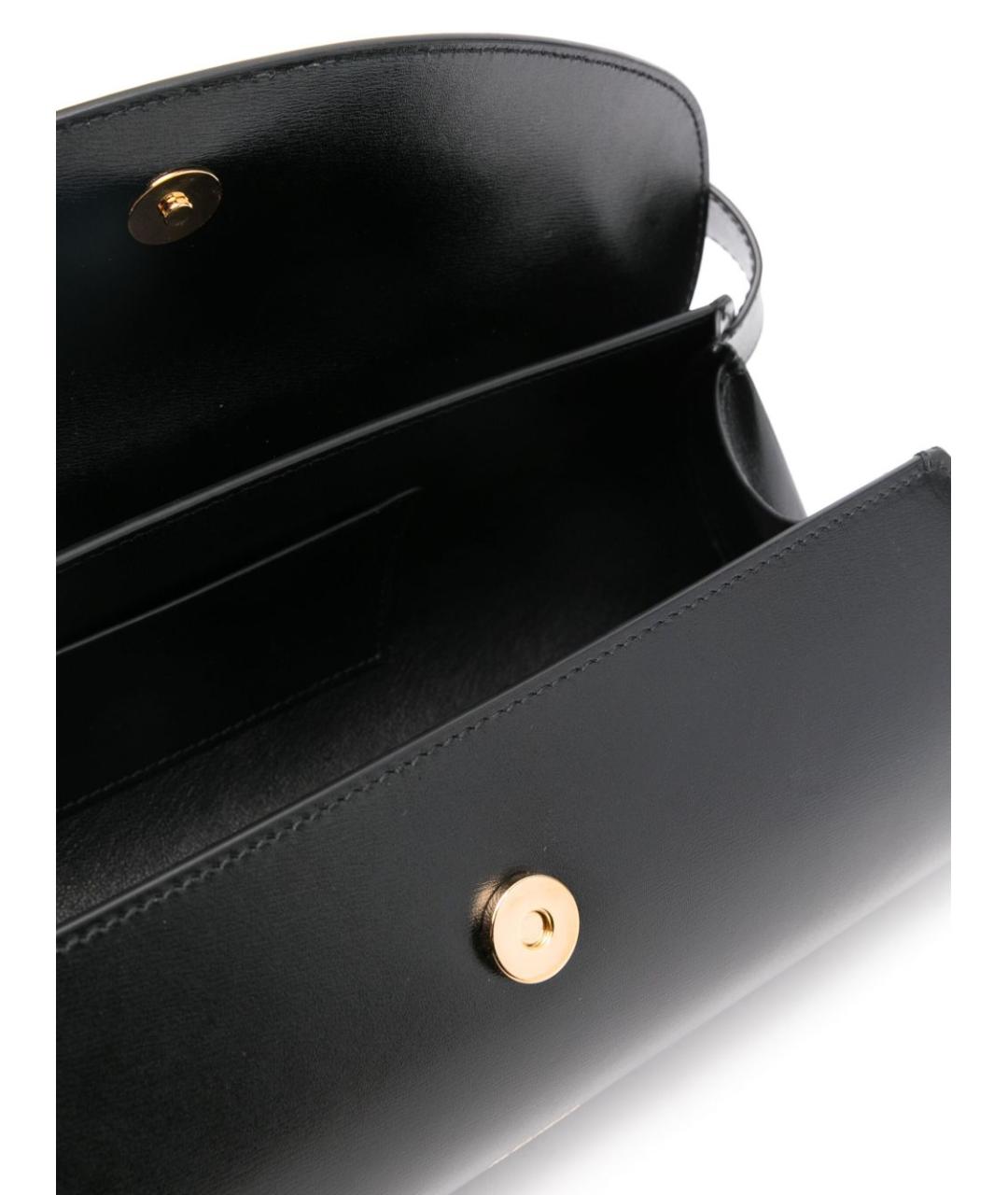 JIL SANDER Черная кожаная сумка через плечо, фото 3