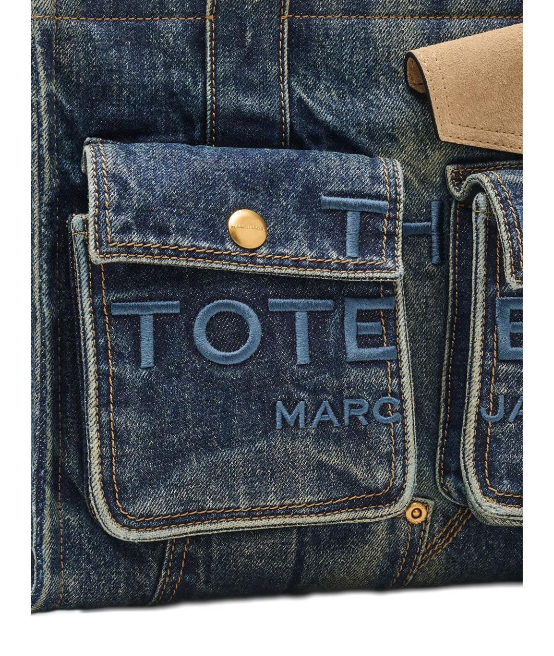 MARC JACOBS Синяя тканевая сумка через плечо, фото 2