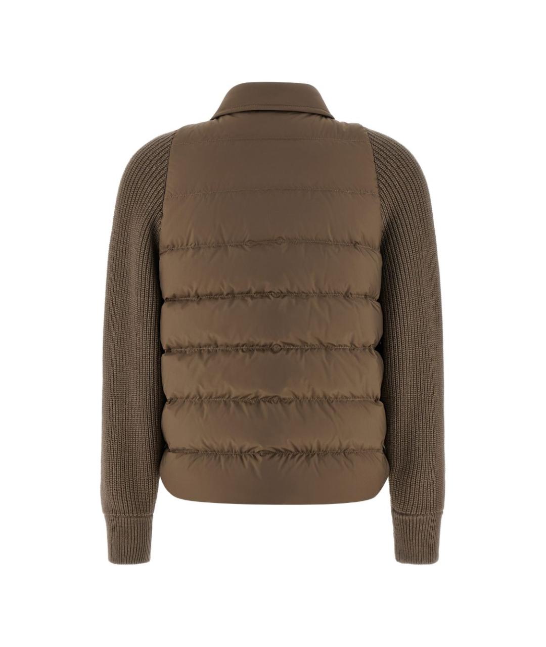 BRUNELLO CUCINELLI Бежевая полиэстеровая куртка, фото 3