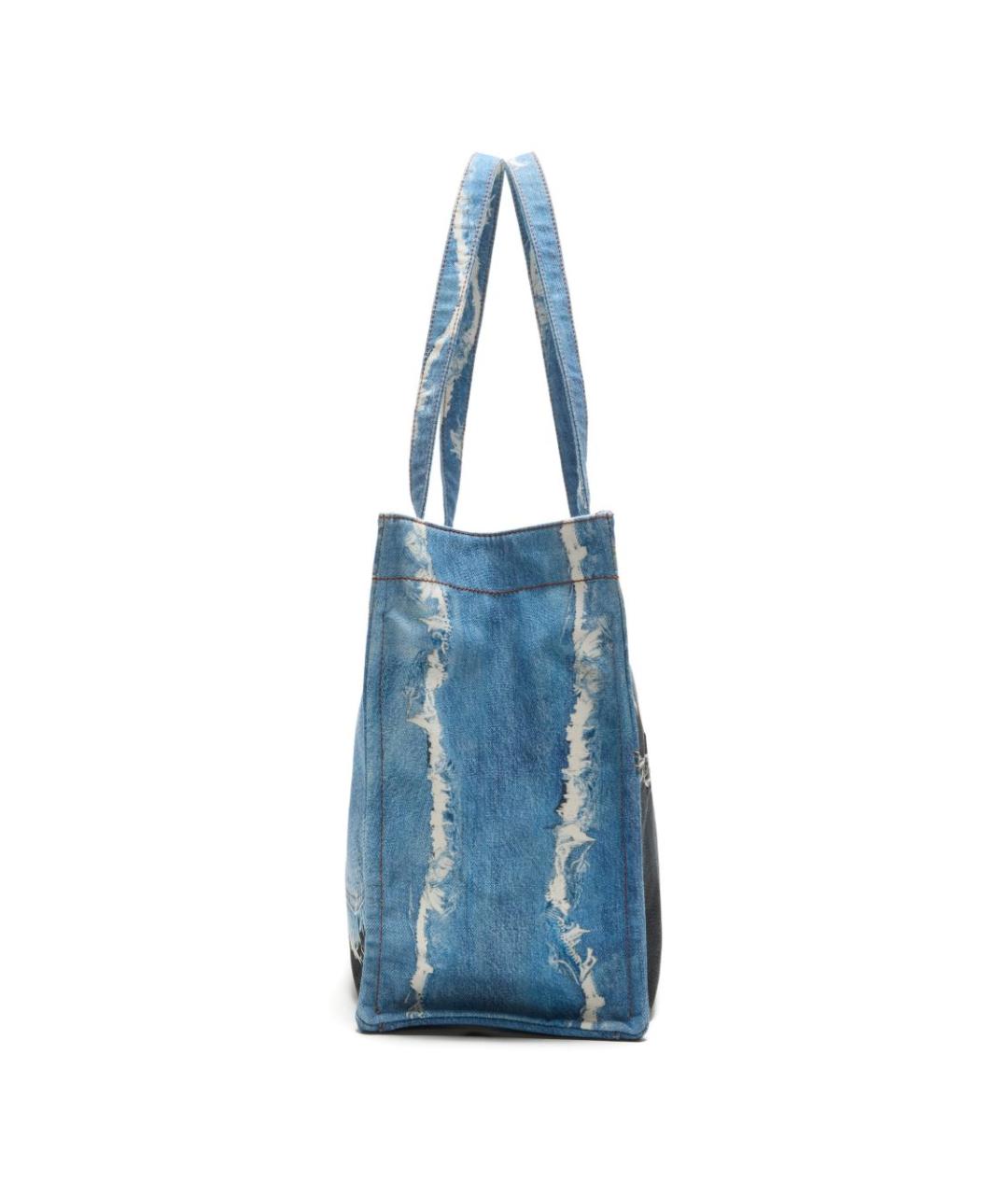 ACNE STUDIOS Синяя синтетическая сумка тоут, фото 3