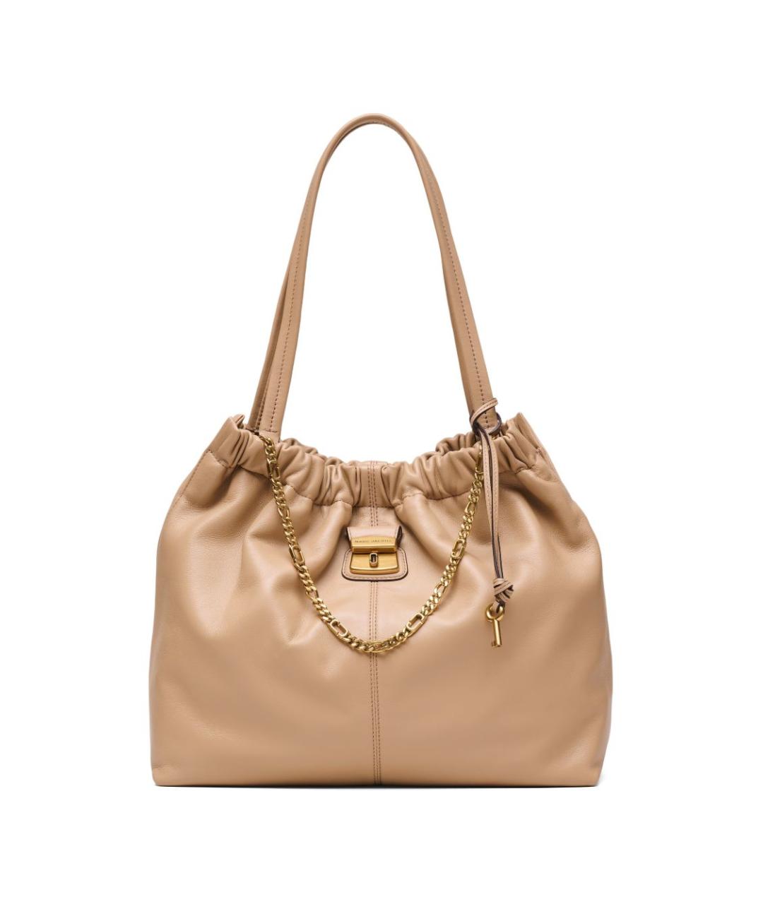 MARC JACOBS Бежевая кожаная сумка тоут, фото 1