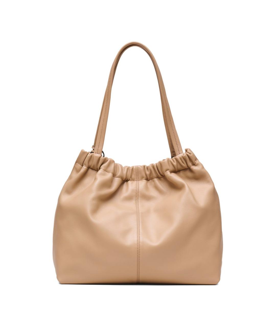 MARC JACOBS Бежевая кожаная сумка тоут, фото 3