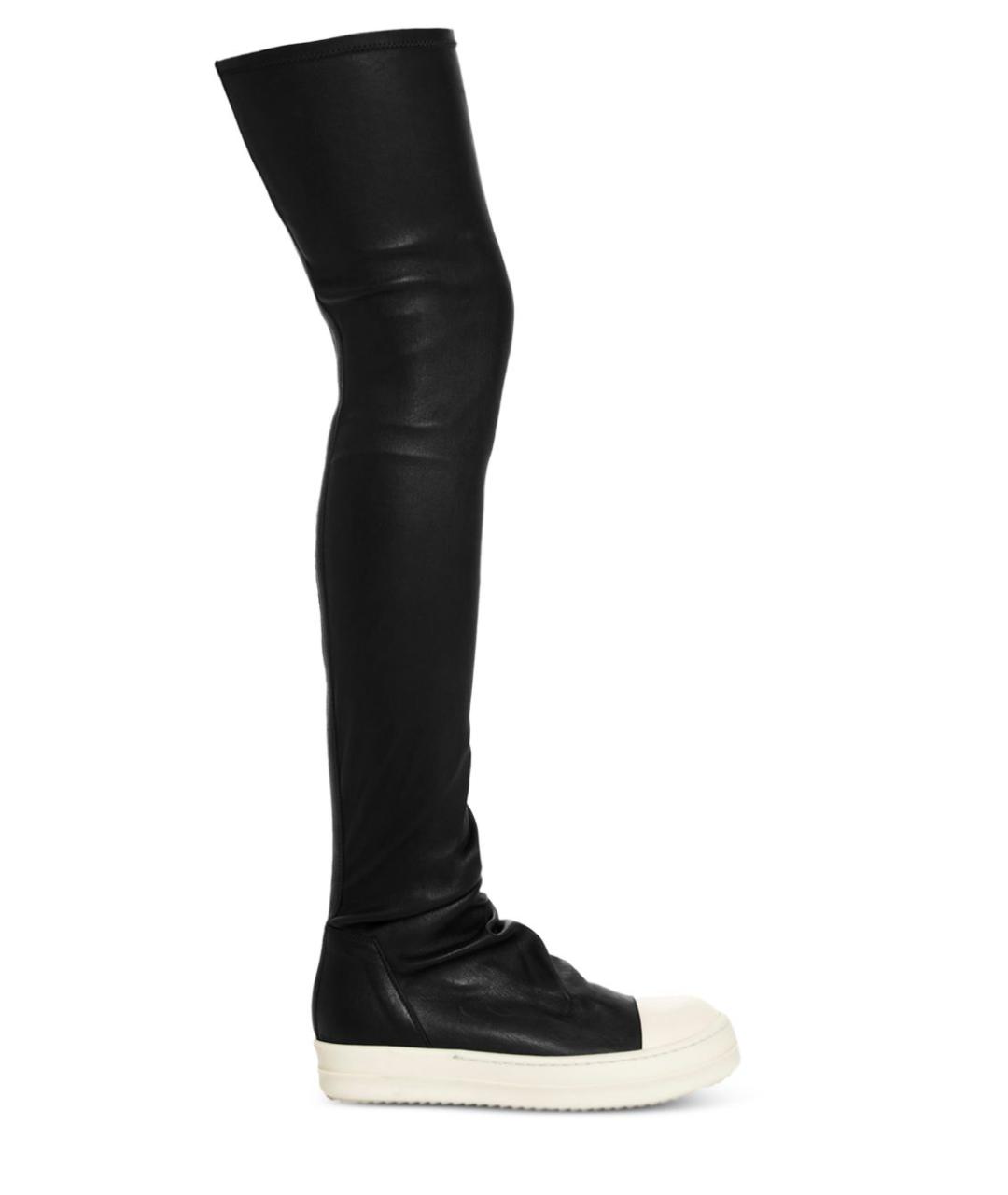 RICK OWENS Черные ботинки, фото 1