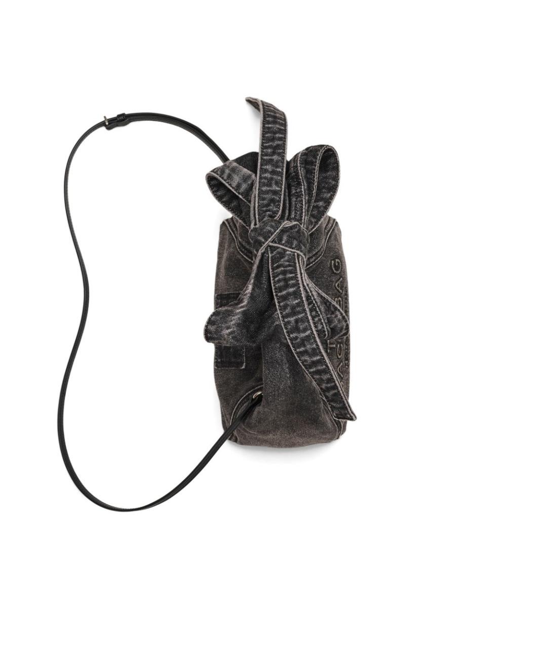 MARC JACOBS Черная хлопковая сумка с короткими ручками, фото 5