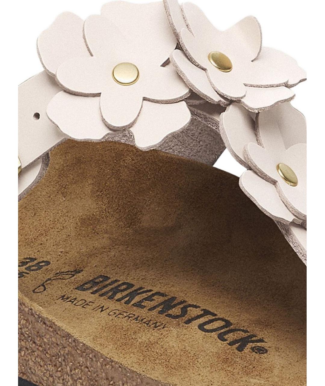 BIRKENSTOCK Розовые кожаные сандалии, фото 2