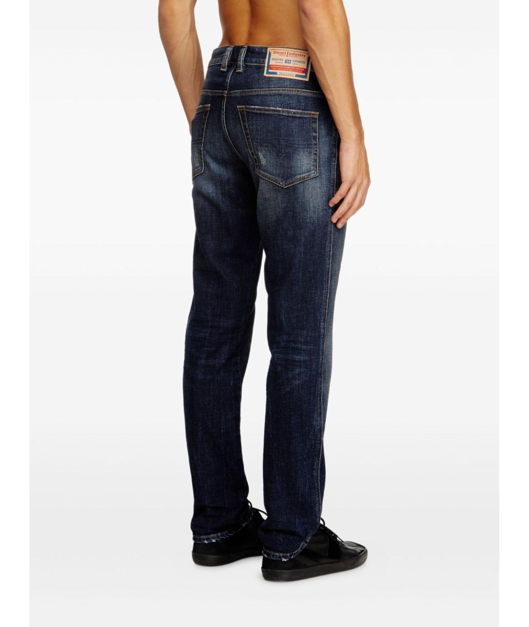 DIESEL Синие хлопковые повседневные брюки, фото 5