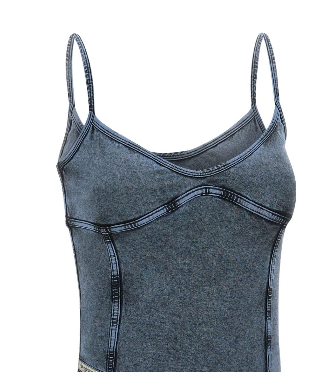 DIESEL Синяя хлопковая майка, фото 2