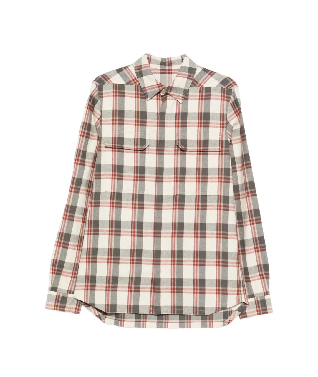 RICK OWENS Мульти хлопковая кэжуал рубашка, фото 1