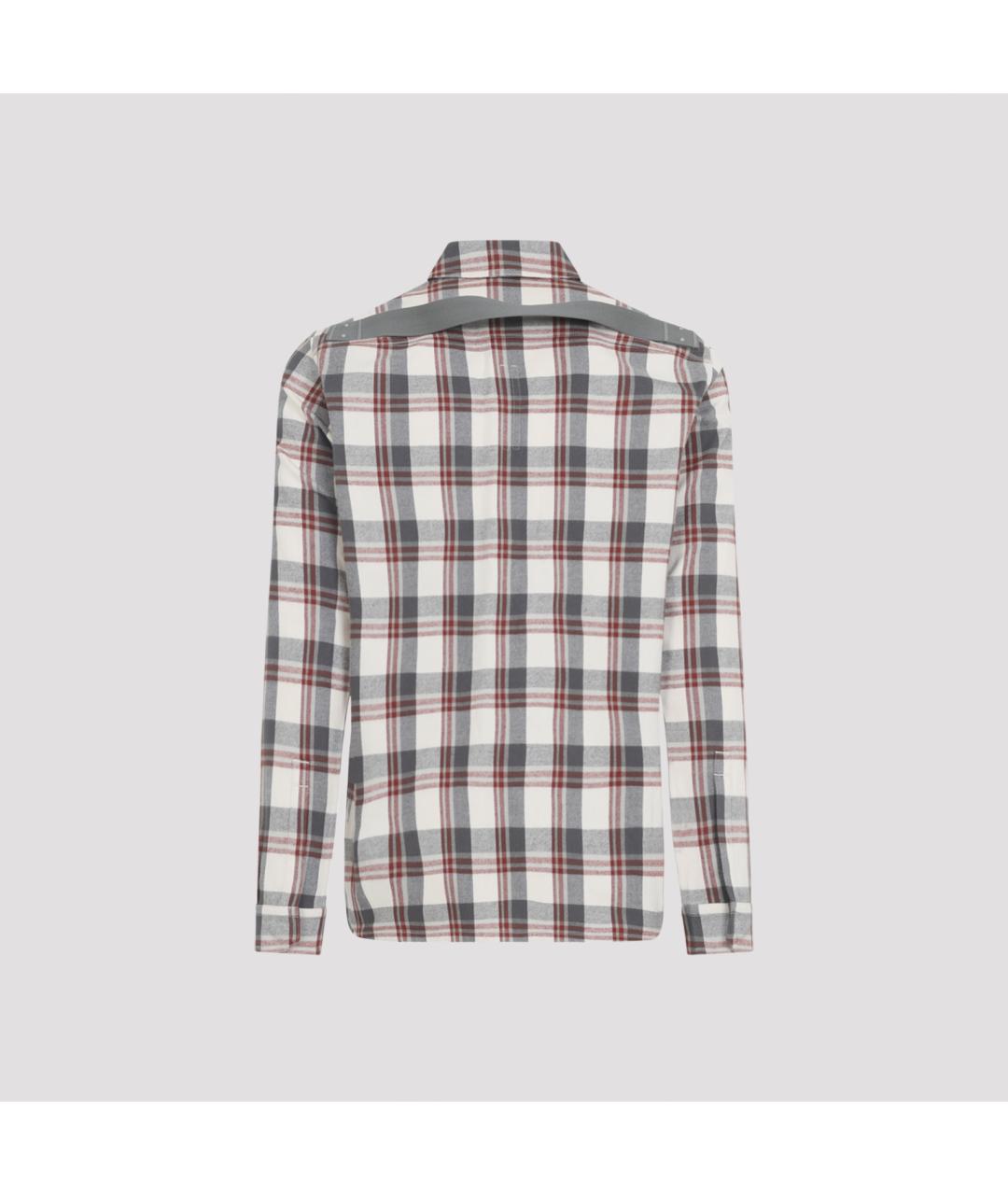 RICK OWENS Мульти хлопковая кэжуал рубашка, фото 3