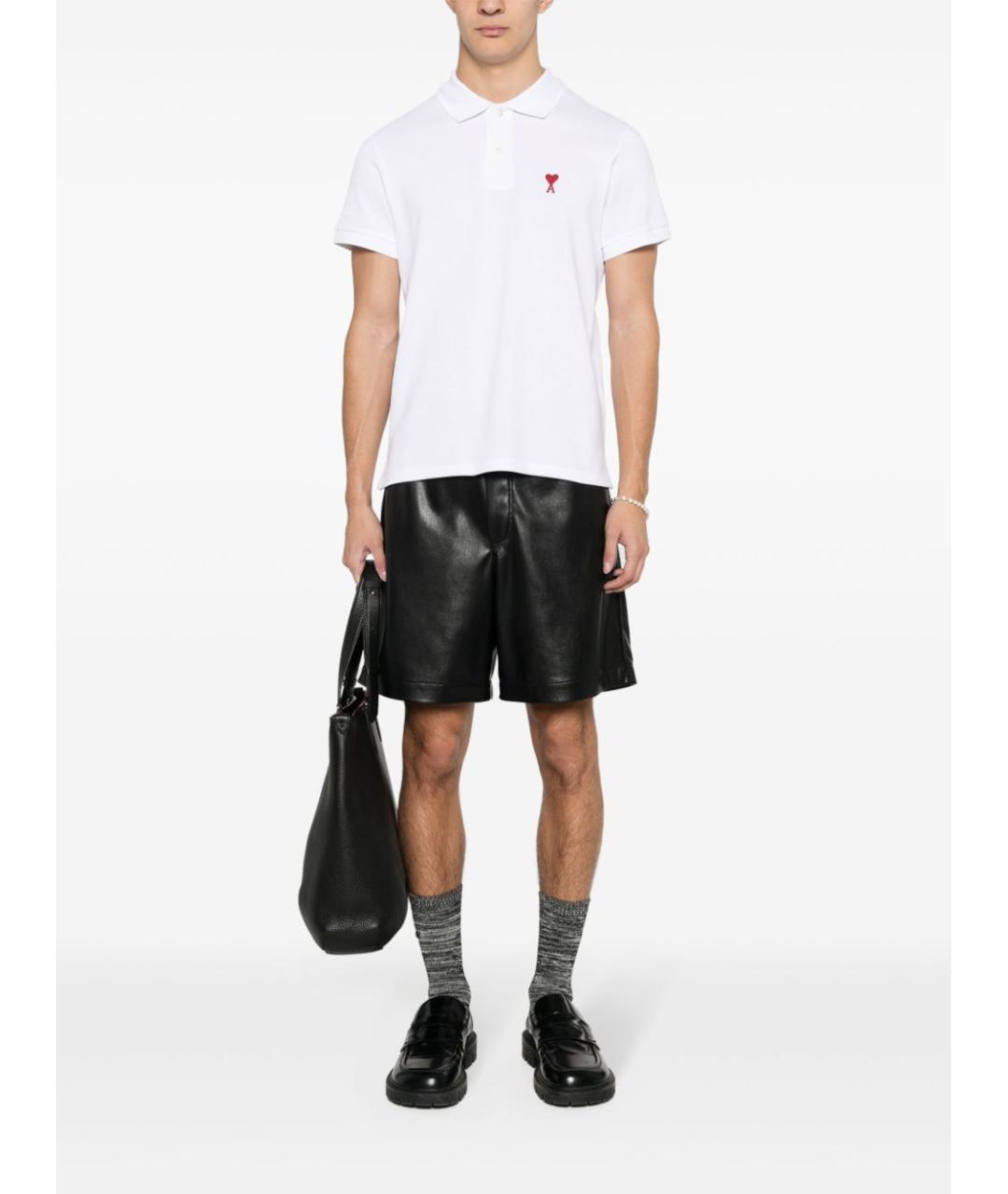 Ami Paris Белая хлопковая футболка, фото 5