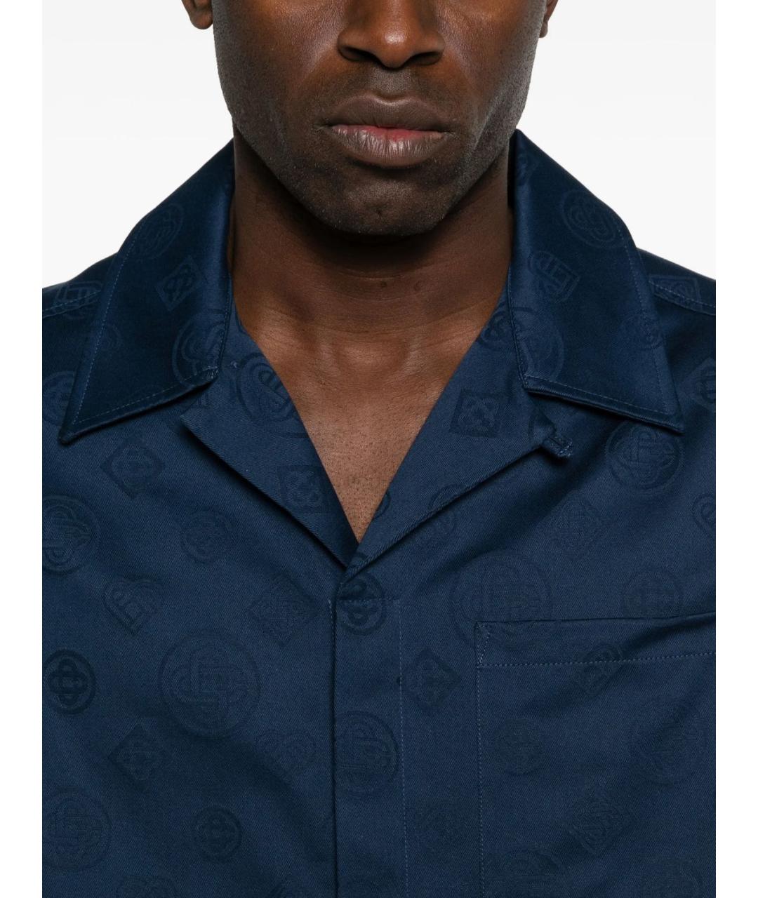 CASABLANCA Синяя кэжуал рубашка, фото 2