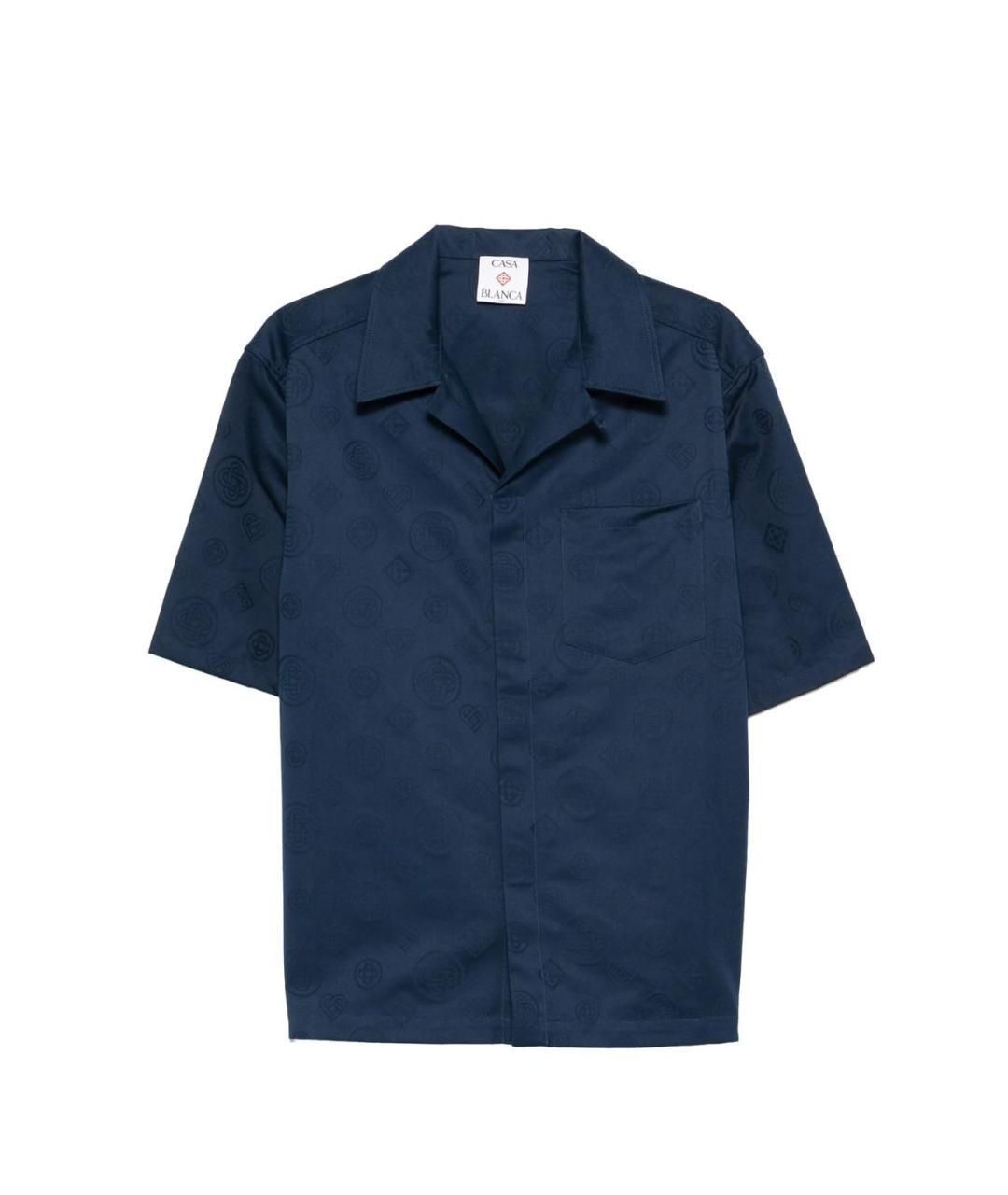 CASABLANCA Синяя кэжуал рубашка, фото 1