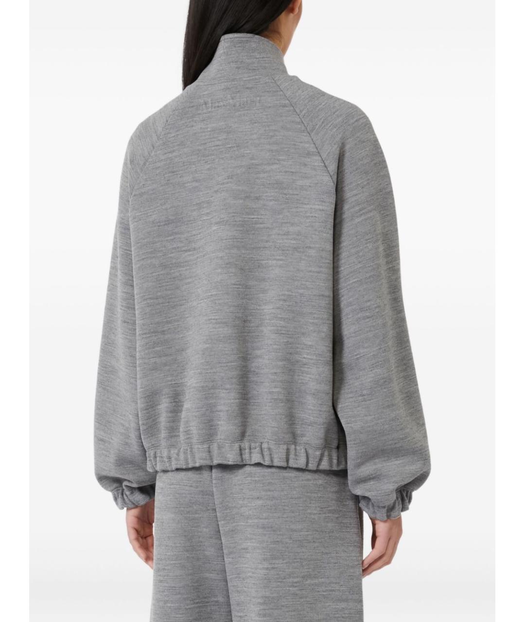 MAX MARA Серая шерстяная куртка, фото 3