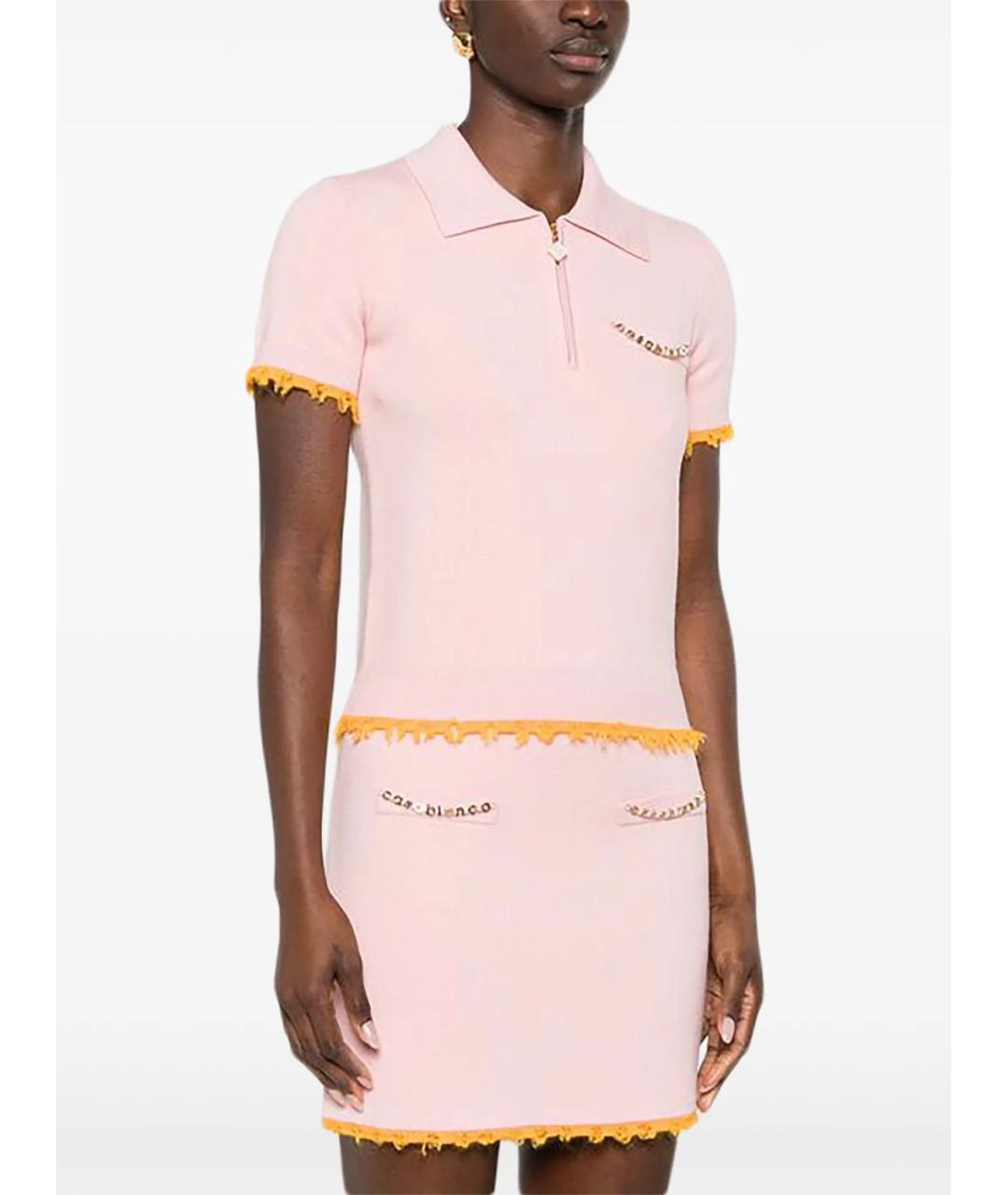 CASABLANCA Розовая футболка, фото 2