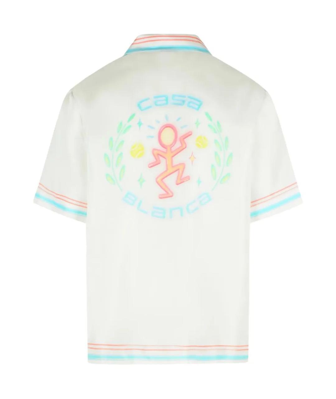 CASABLANCA Белая шелковая кэжуал рубашка, фото 2