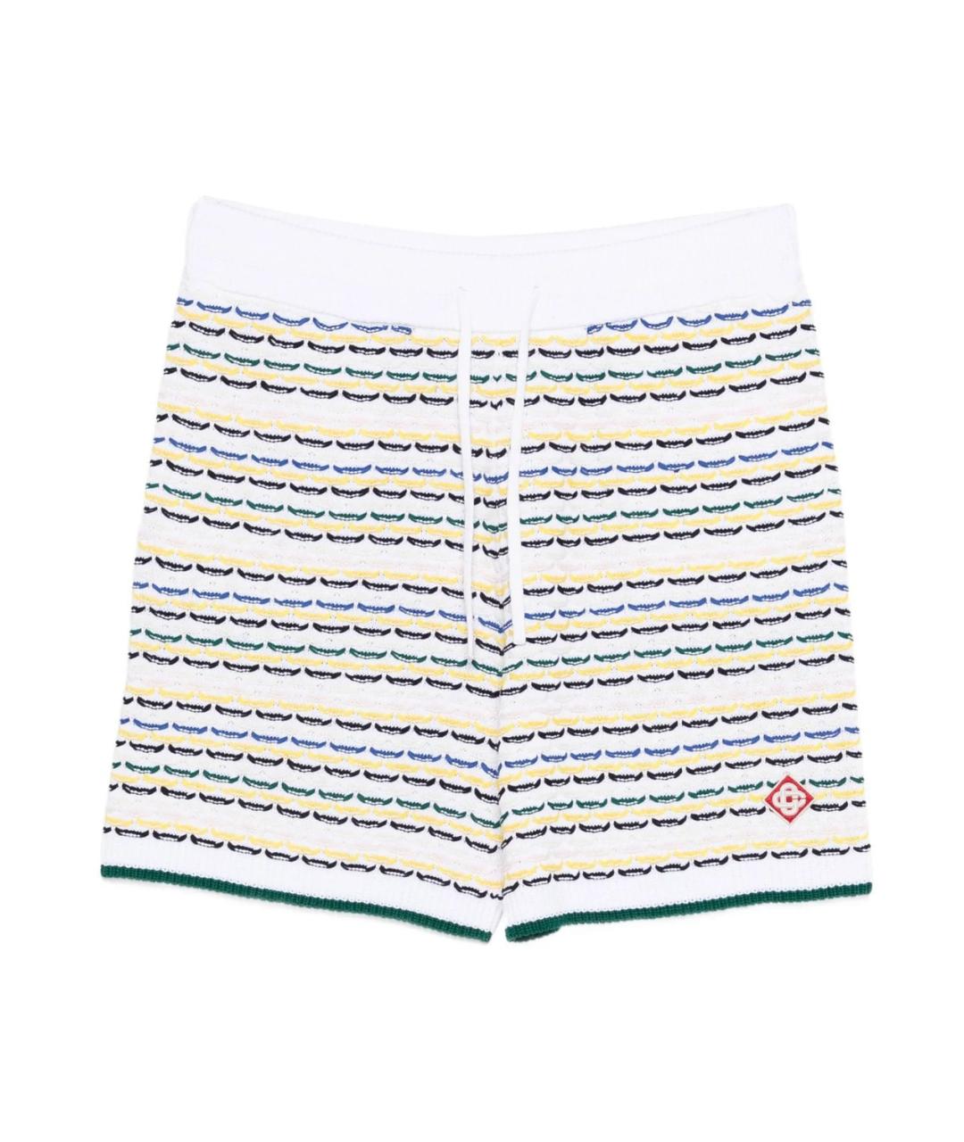 CASABLANCA Белые хлопковые шорты, фото 1