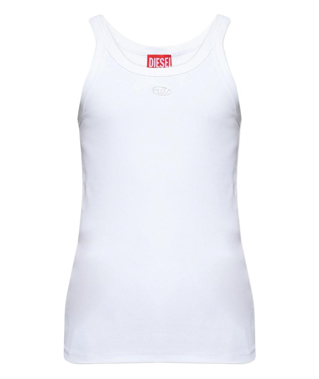 DIESEL Белая хлопковая майка, фото 1