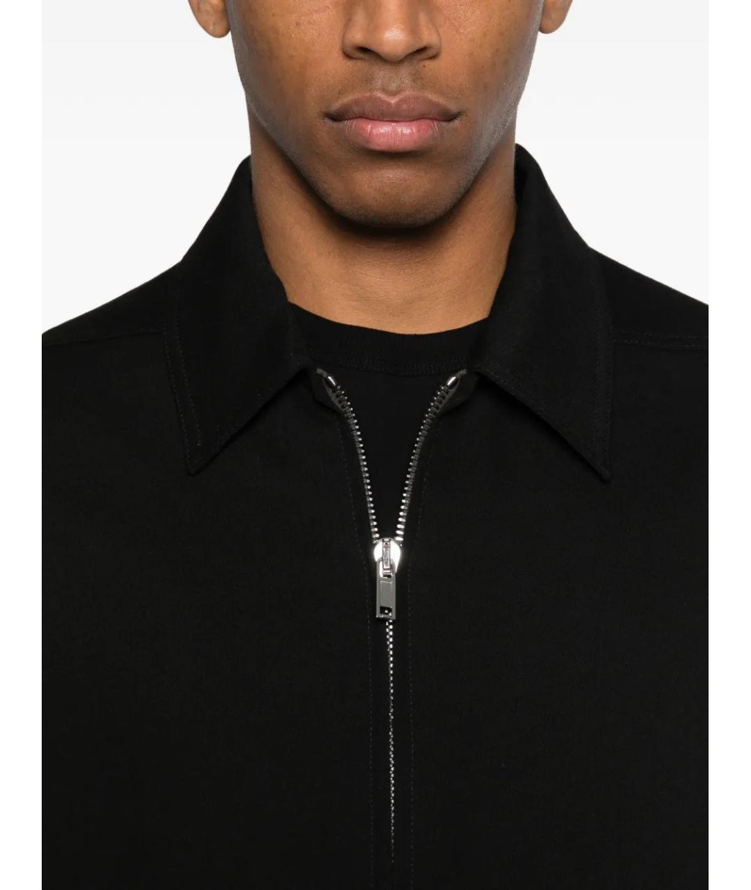 RICK OWENS Черная хлопковая куртка, фото 2