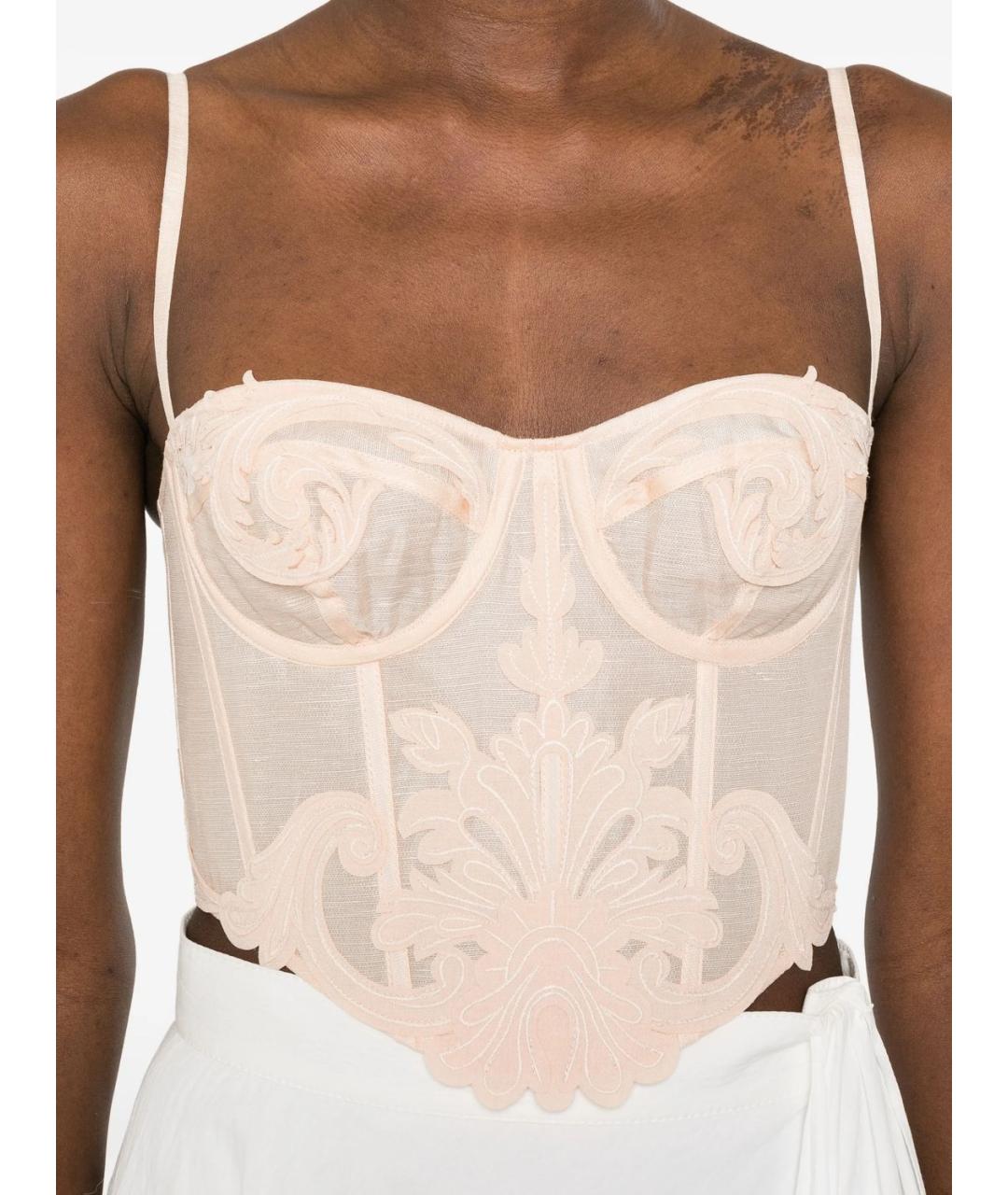 ZIMMERMANN Бежевая майка, фото 2