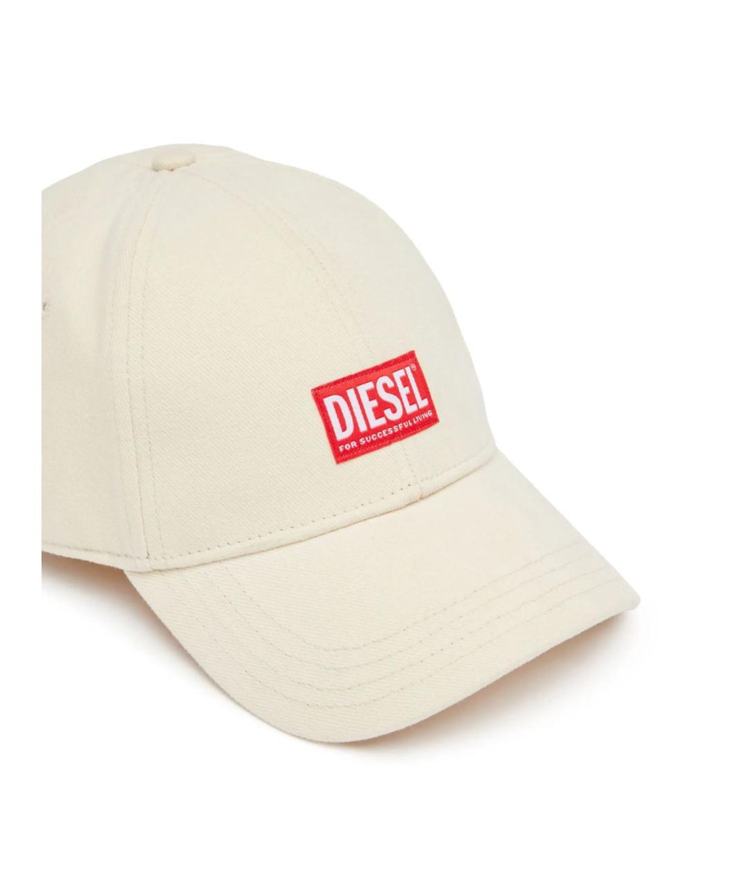 DIESEL Бежевая хлопковая кепка/бейсболка, фото 2