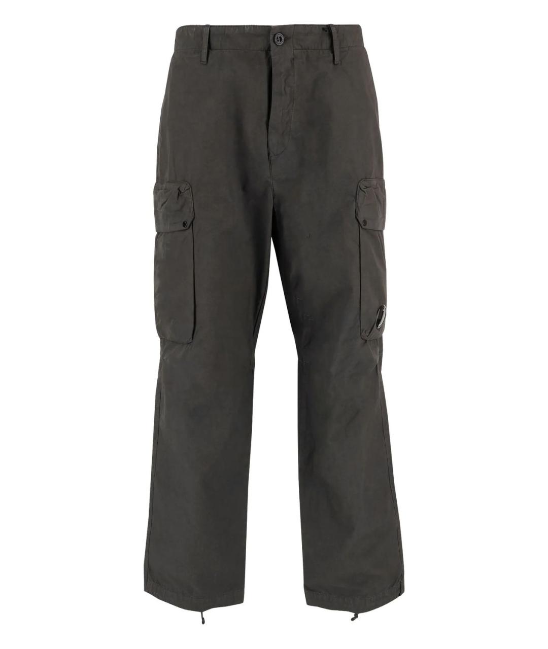 CP COMPANY Серые хлопковые повседневные брюки, фото 1