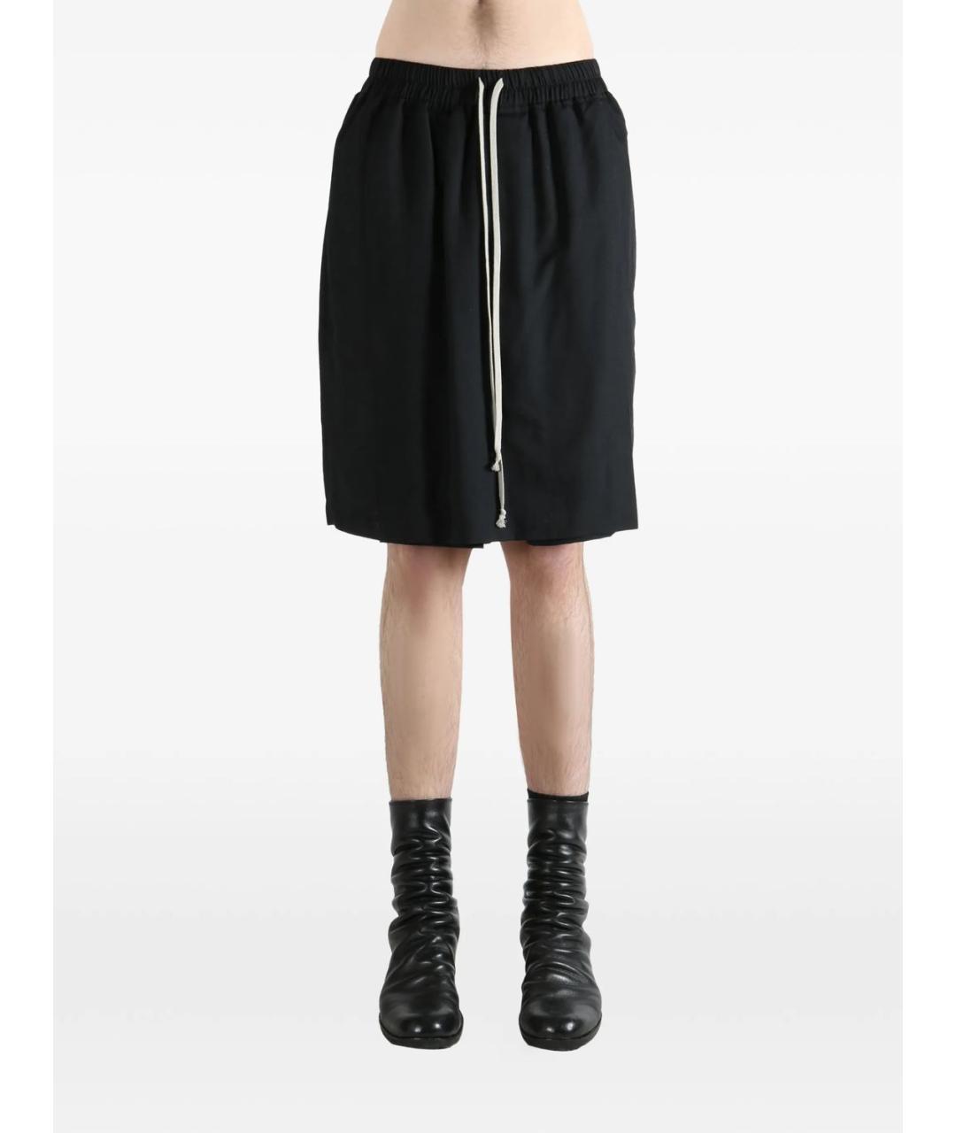 RICK OWENS Черные шорты, фото 2