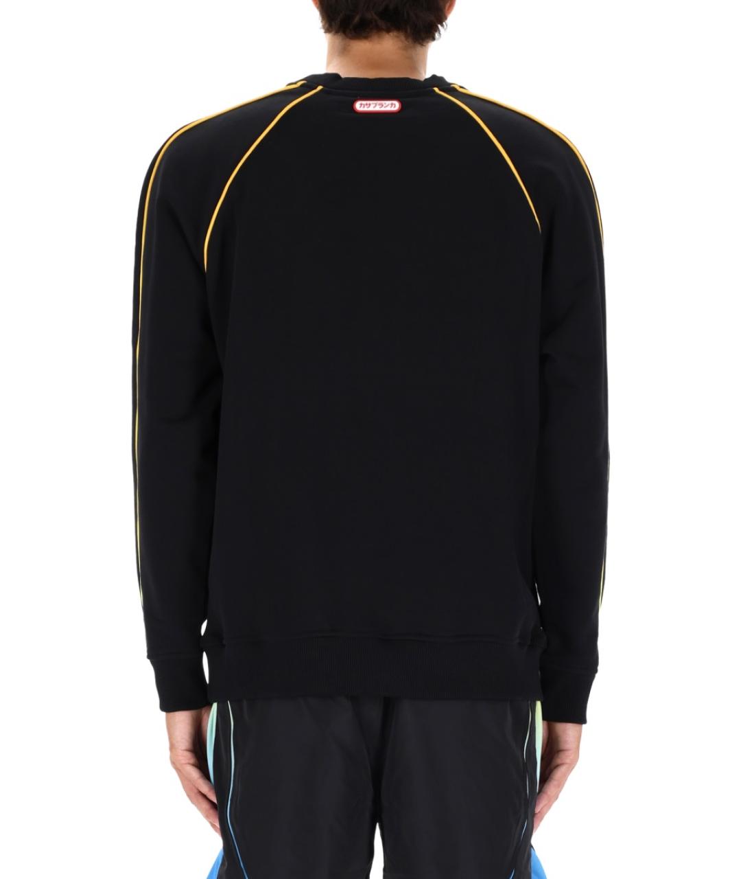 CASABLANCA Черный хлопковый джемпер / свитер, фото 3