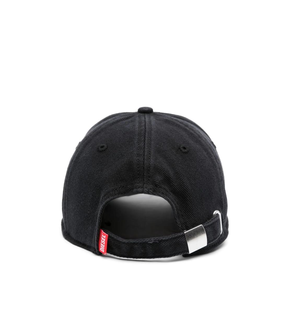 DIESEL Черная хлопковая кепка/бейсболка, фото 2