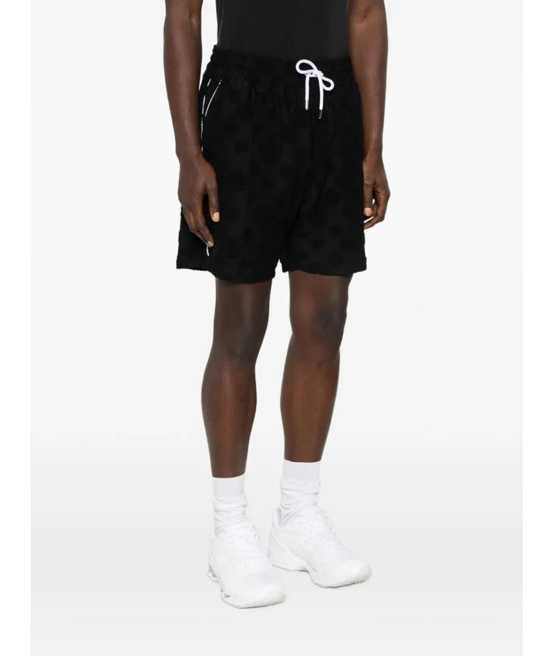 CASABLANCA Черные хлопковые шорты, фото 2