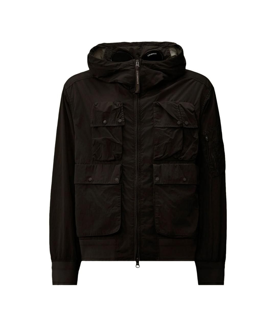 CP COMPANY Черная хлопковая куртка, фото 1