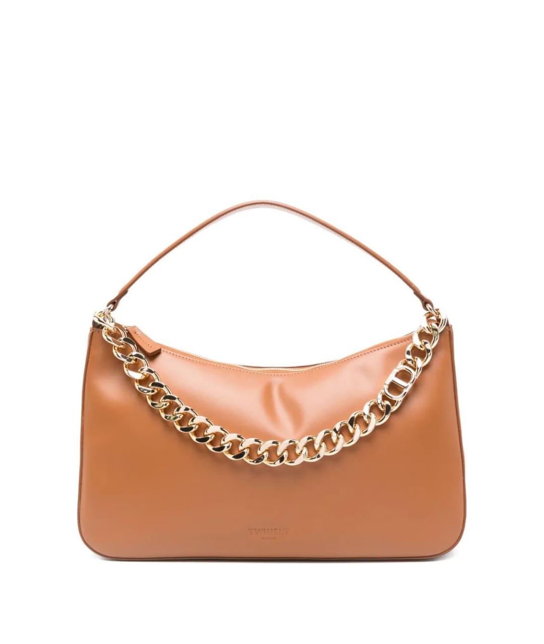 TWIN-SET Коричневая сумка через плечо, фото 1