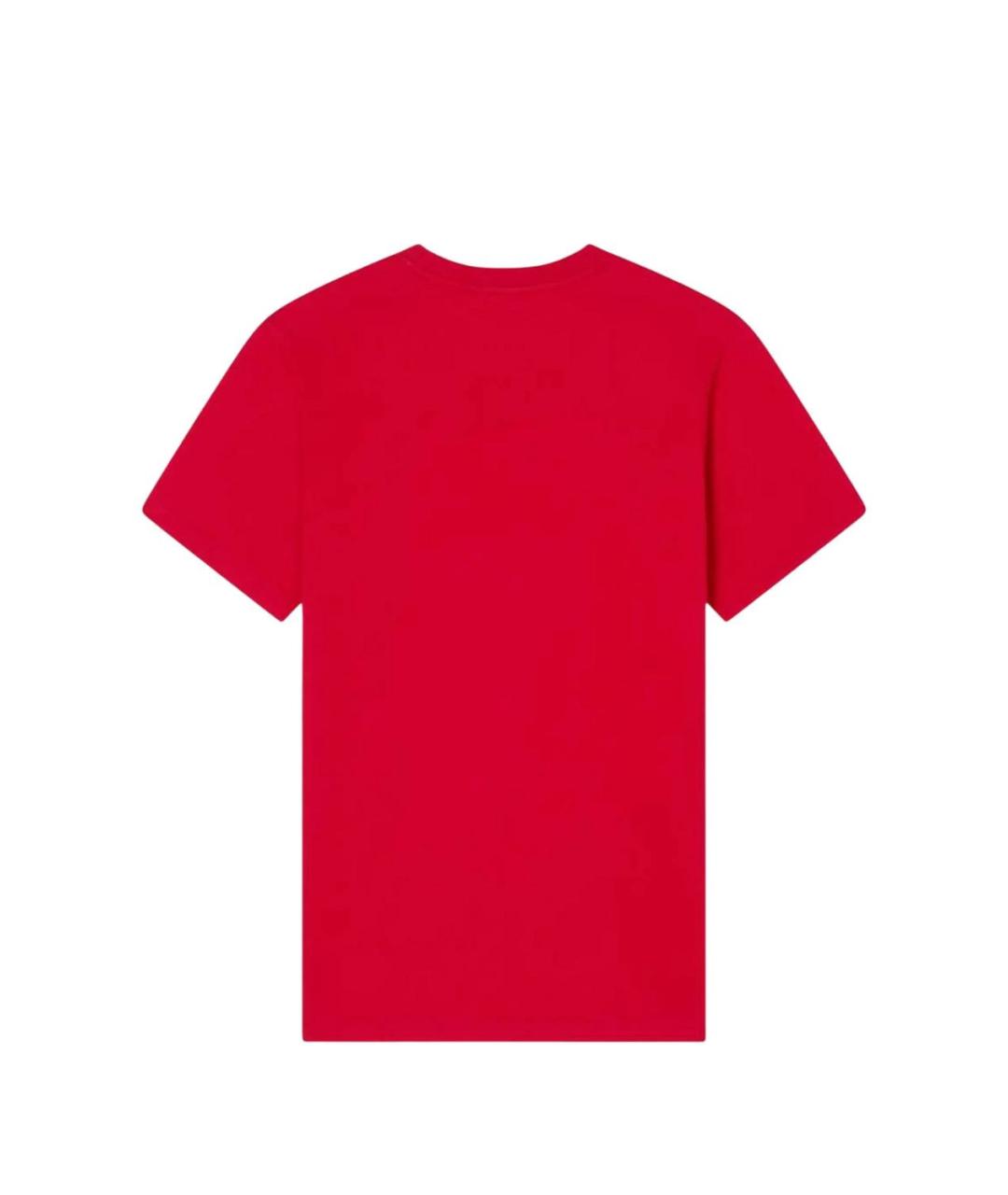 KENZO Красная хлопковая футболка, фото 2