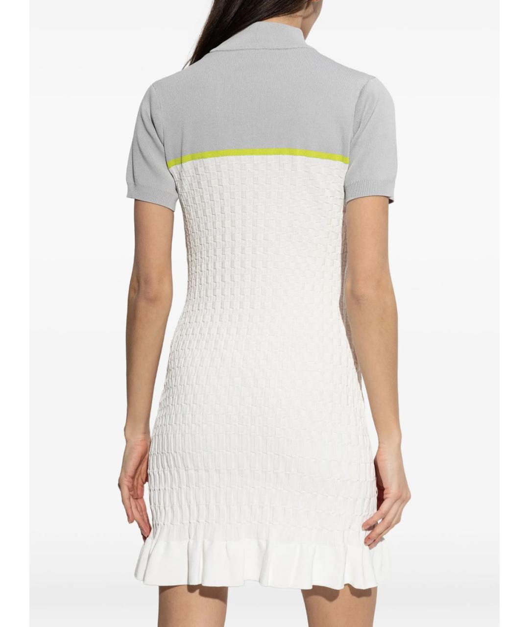 CASABLANCA Белое полиамидовое повседневное платье, фото 2