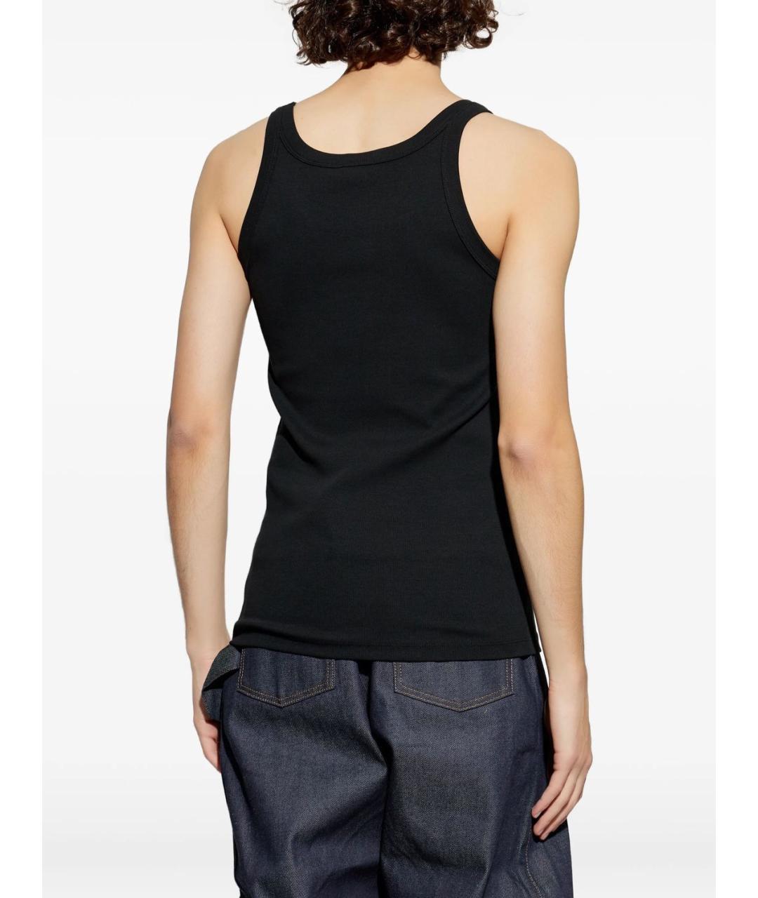 DIESEL Черная хлопковая майка, фото 2