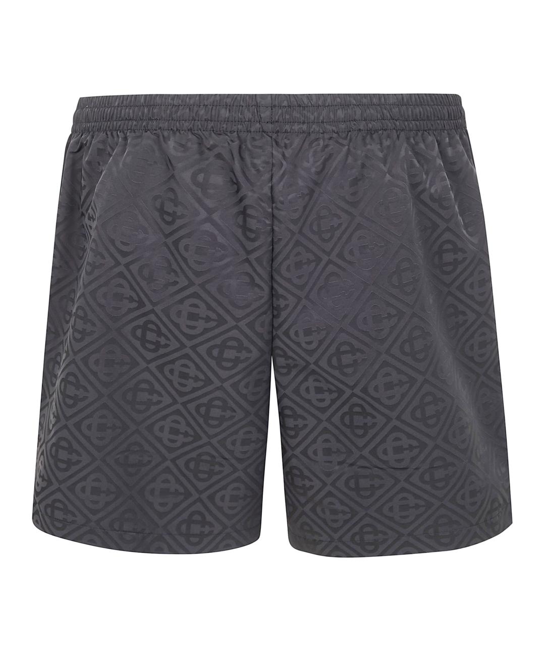 CASABLANCA Черные полиэстеровые шорты, фото 5