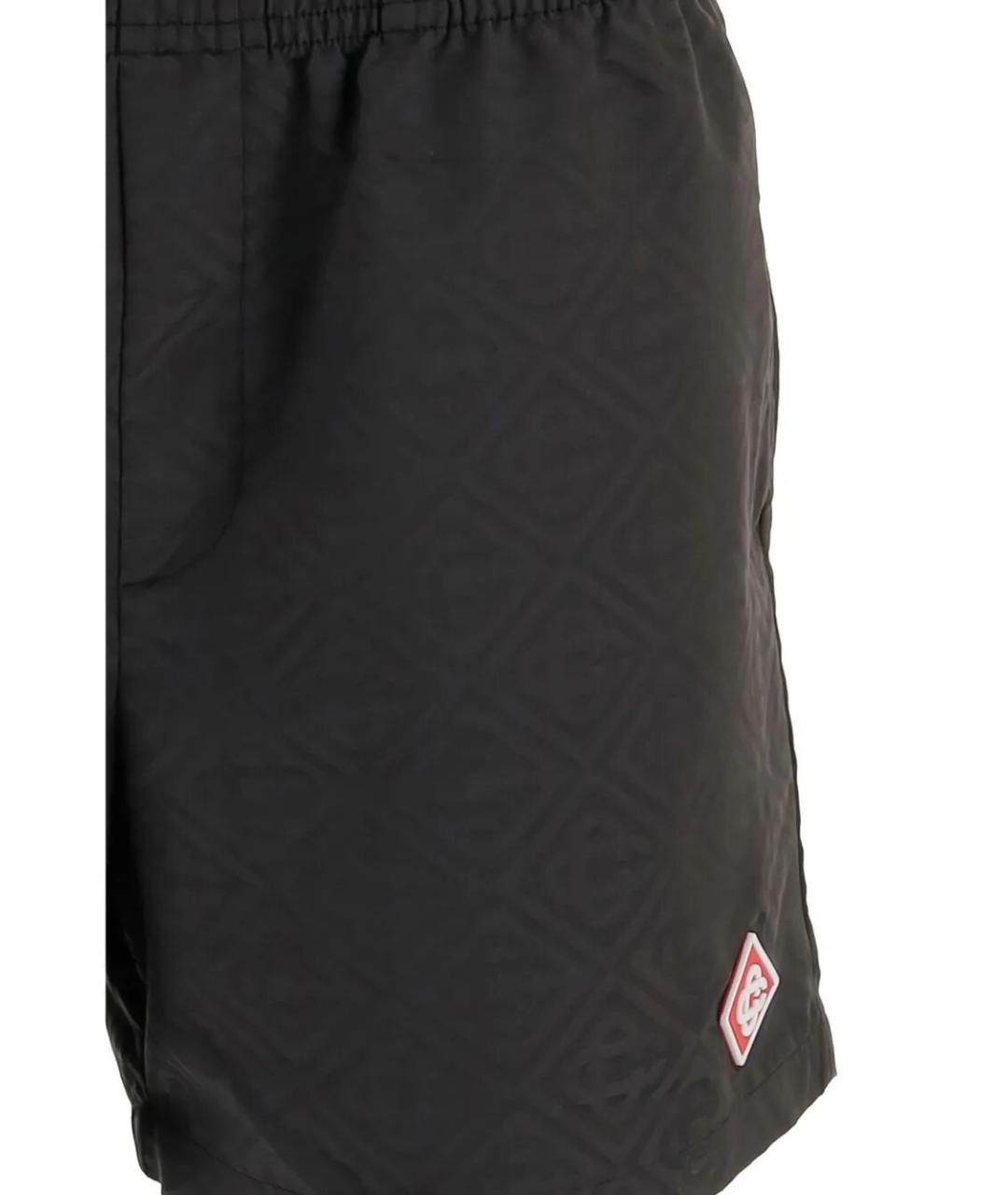 CASABLANCA Черные полиэстеровые шорты, фото 2