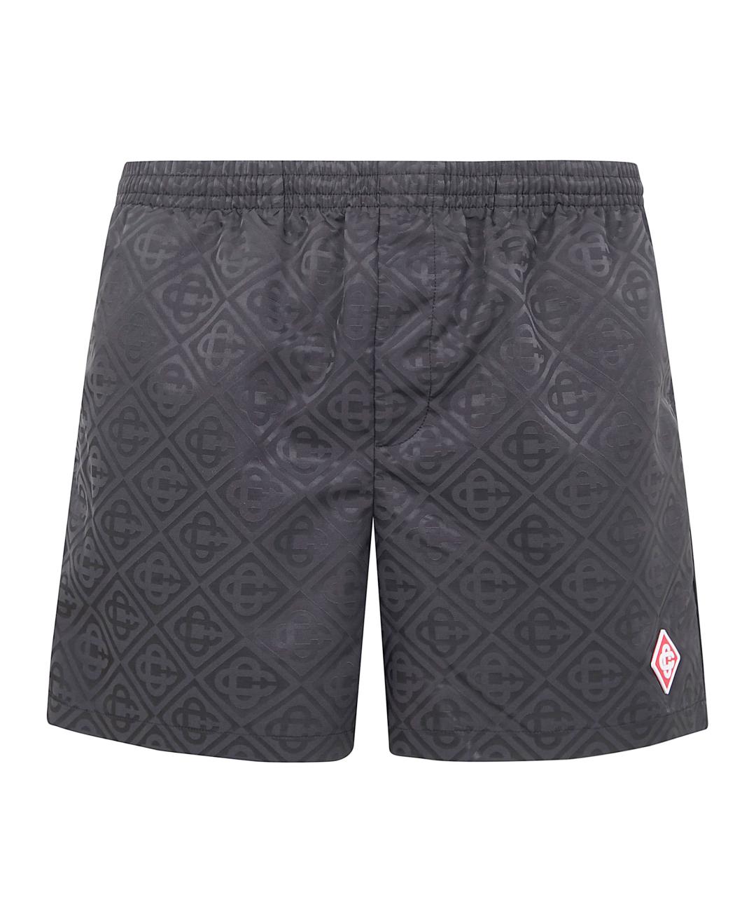 CASABLANCA Черные полиэстеровые шорты, фото 4