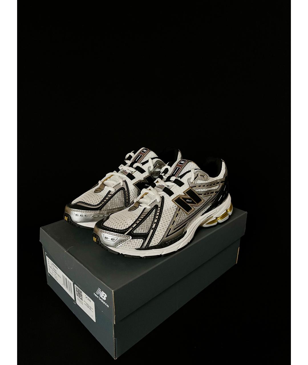 NEW BALANCE Белые текстильные низкие кроссовки / кеды, фото 2