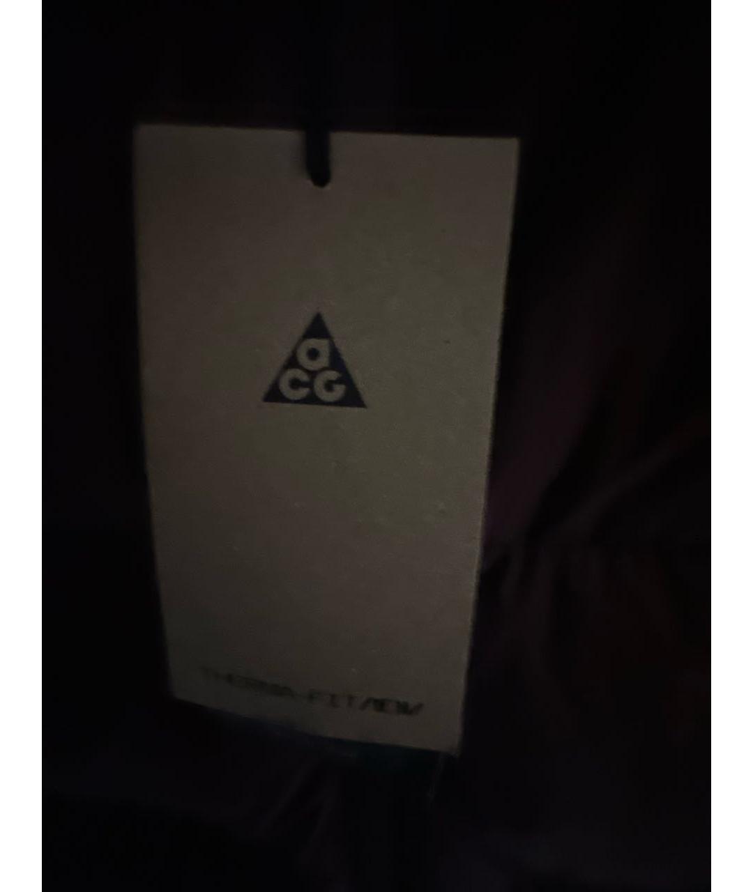 NIKE ACG Бордовый полиэстеровый пуховик, фото 4