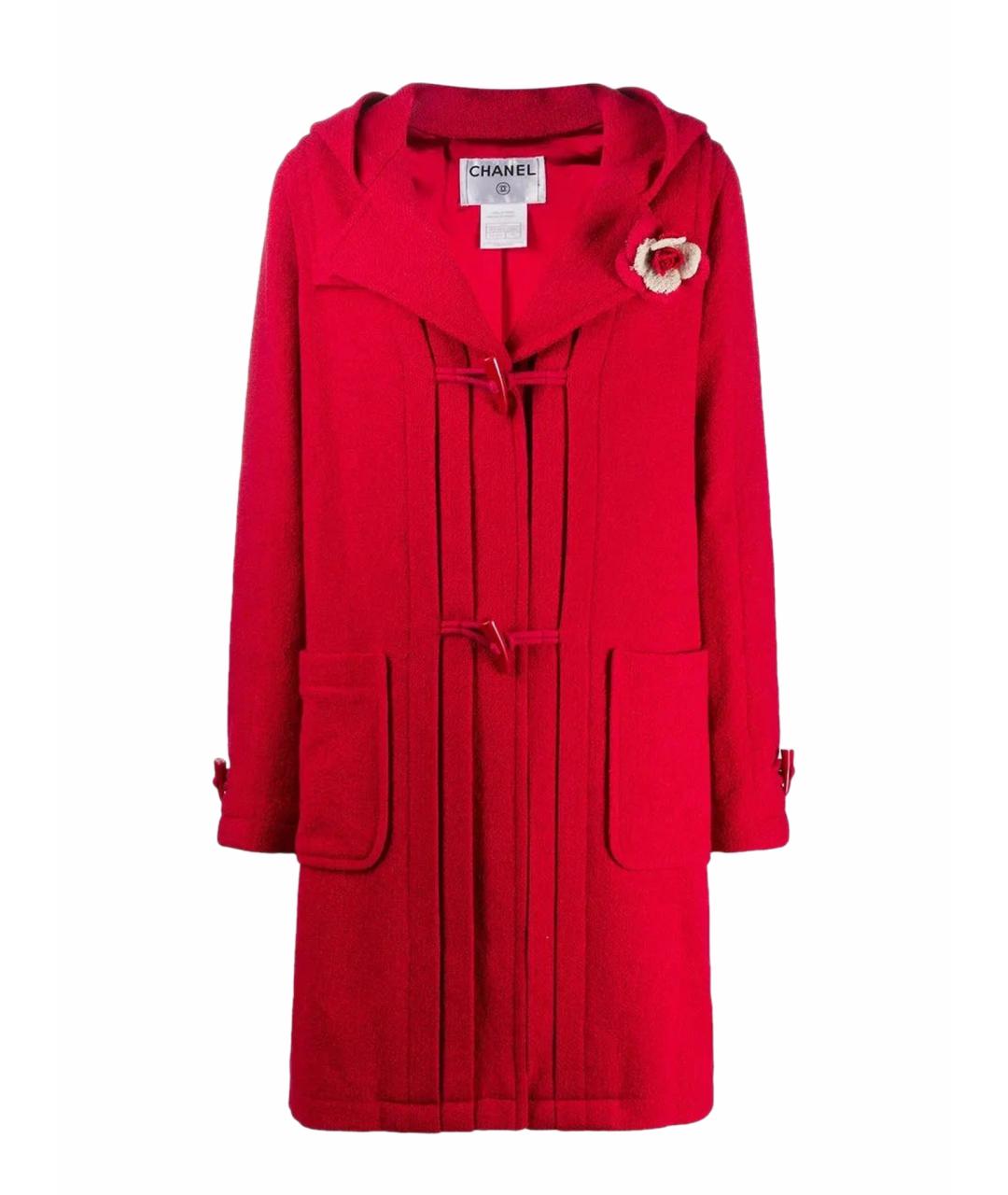 CHANEL Красное пальто, фото 1