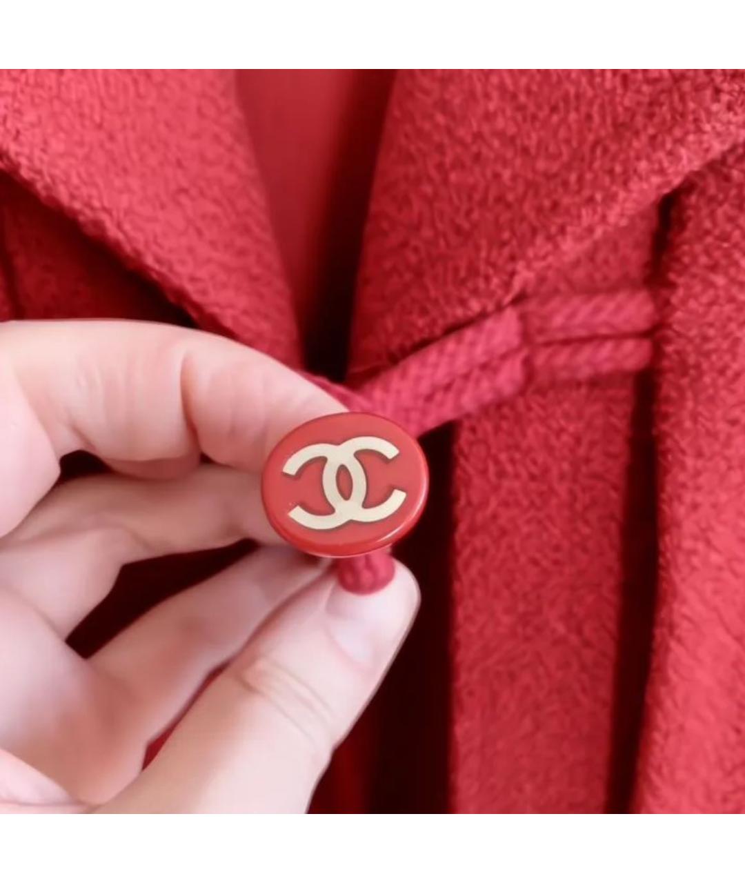 CHANEL Красное пальто, фото 6