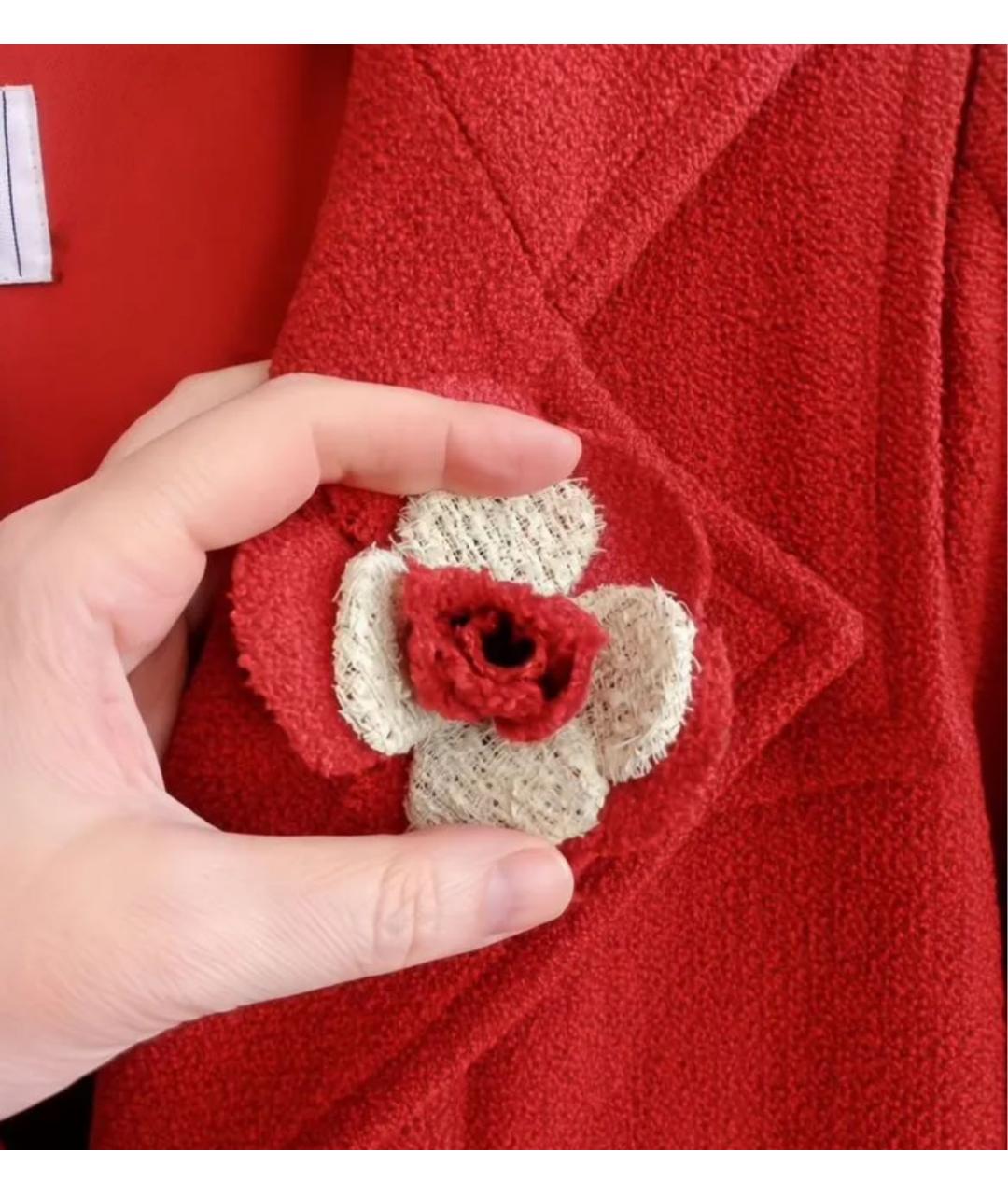 CHANEL Красное пальто, фото 5