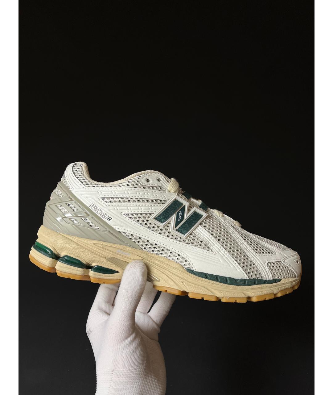 NEW BALANCE Белые текстильные низкие кроссовки / кеды, фото 5