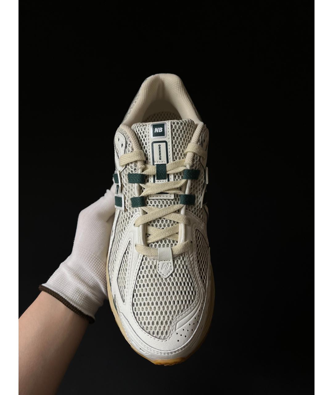 NEW BALANCE Белые текстильные низкие кроссовки / кеды, фото 7